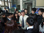 Professor Pilzer speaking with students at Peking University (December 10, 2009)